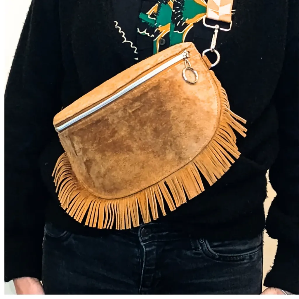 Sac banane Bella à franges