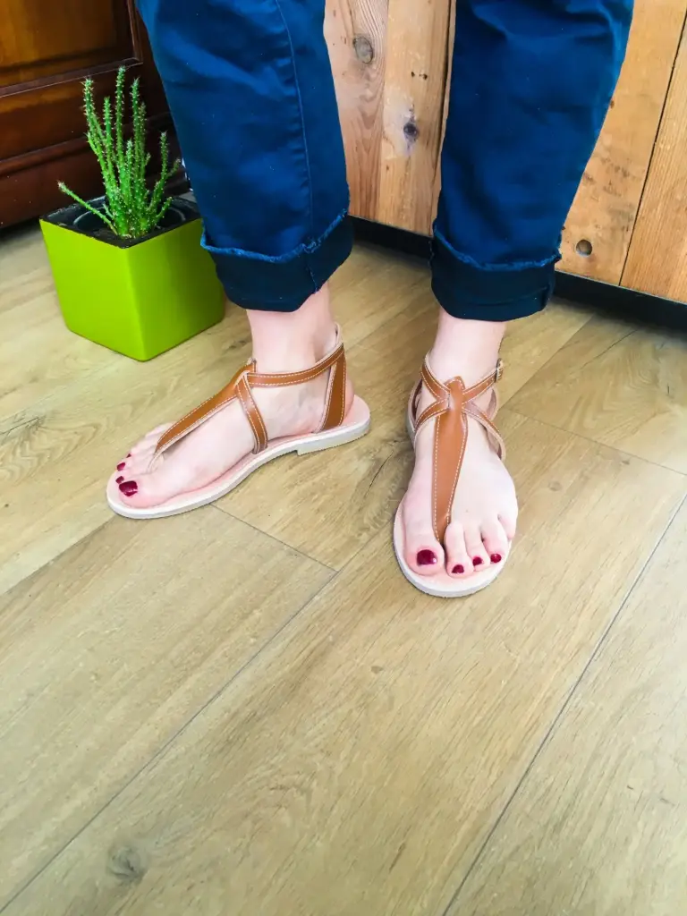 Sandales Brigitte (Camel)